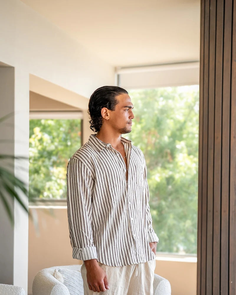 GENTLEMAN CHEMISE RAYÉE CARMONT